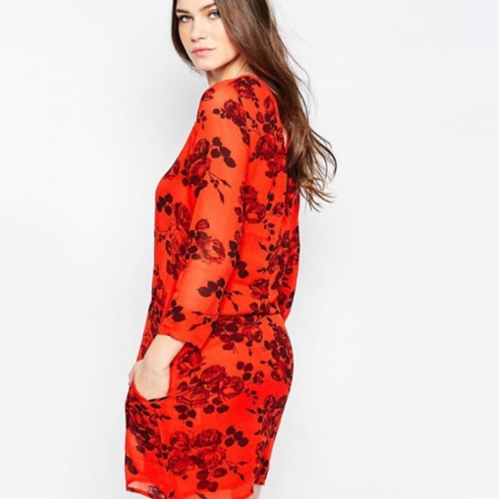 Ganni Fiesta Floral Shift Dress